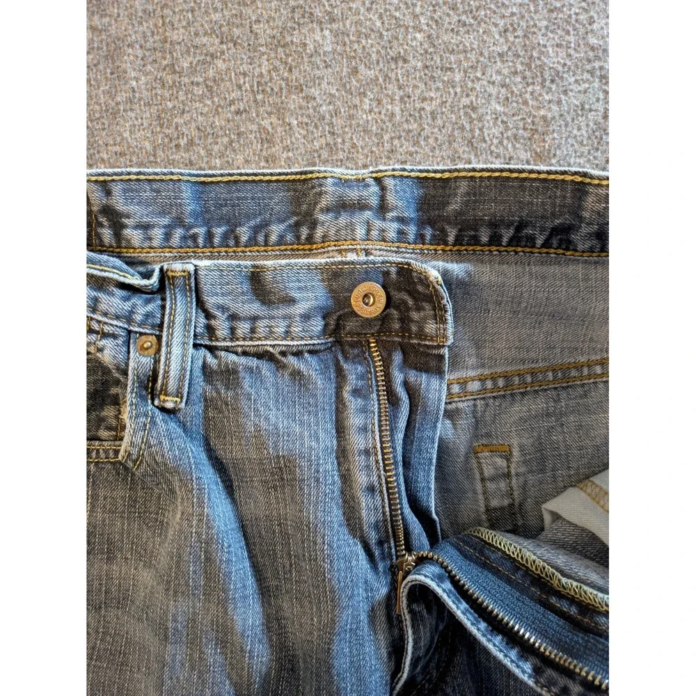 Levis 569 Jeans Mens 36x32 Medium Wash Straight Leg Relaxed Fit Skater Y2K
